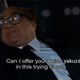 A meme of Danny DeVito asking, "Can I offer you a nice Yakuza game in this trying time?"